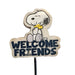 Snoopy Welcome Garden Stake