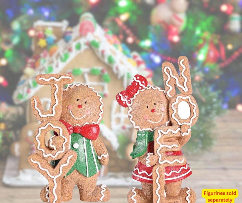 Gingerbread Resin Figurine - assorted styles