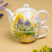 Yellow Lavender Teapot and Cup Ceramic Set