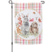 Flower Bunnies Garden Flag