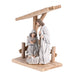 Holy Family in Wooden Creche Figurine