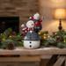 Piggyback Snowmen Resin Figurine