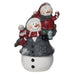 Piggyback Snowmen Resin Figurine