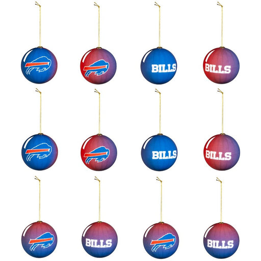 Buffalo Bills Ball Ornaments (Pack of 12)
