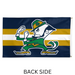 3x5' Notre Dame Striped Polyester Flag