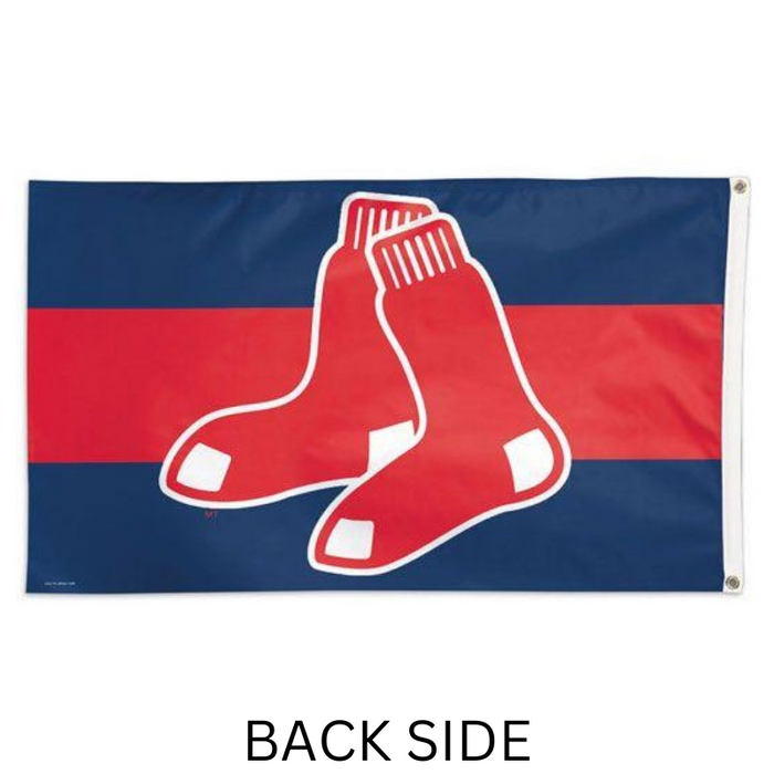 3x5' Boston Red Sox Striped Polyester Flag
