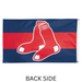 3x5' Boston Red Sox Striped Polyester Flag