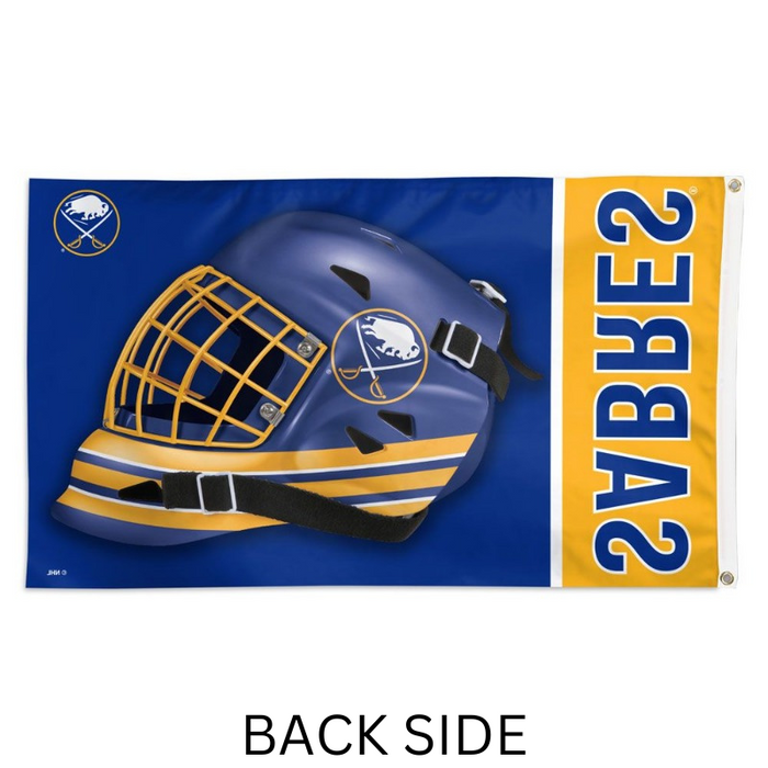 3x5' Buffalo Sabres Mask Polyester Flag