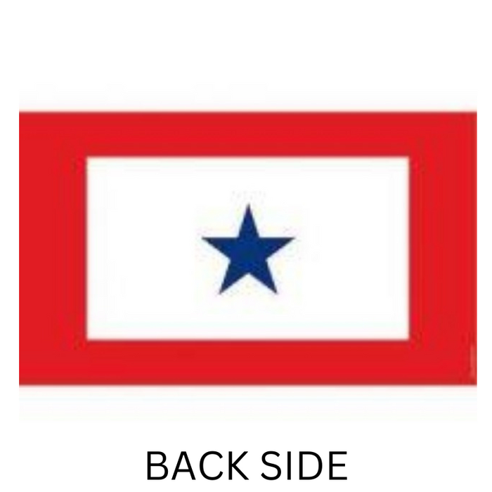 3X5' Family Member in Service 1 Star Polyester Flag