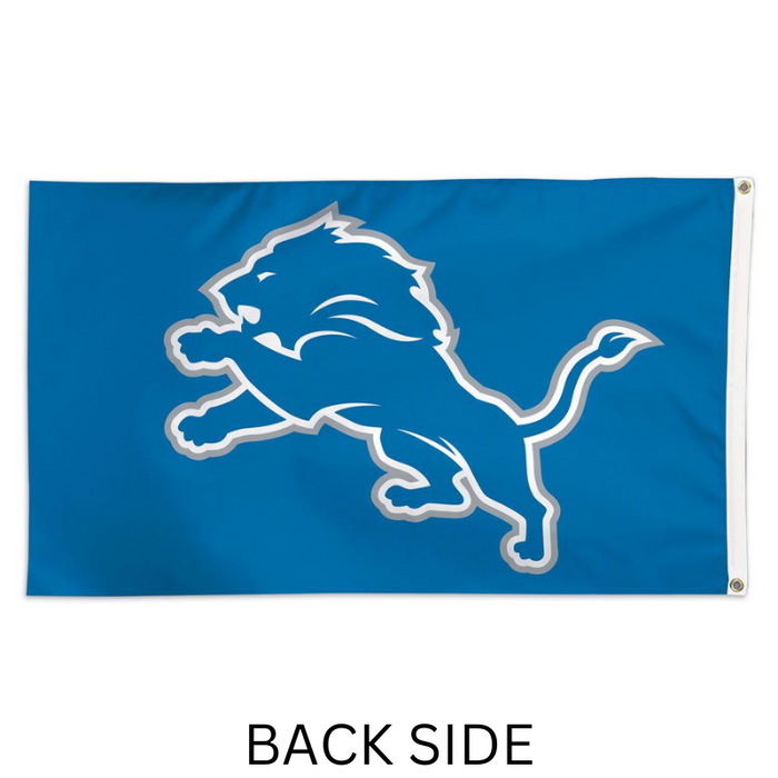 3x5' Detroit Lions Blue Polyester Flag
