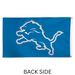 3x5' Detroit Lions Blue Polyester Flag