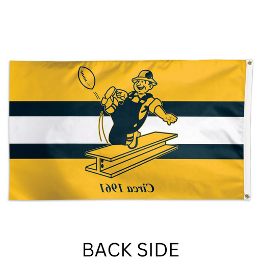 3x5' Pittsburgh Steelers Retro Polyester Flag