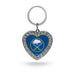 Buffalo Sabres Rhinestone Heart Key Chain