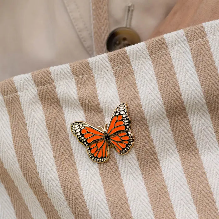 Monarch Butterfly Enamel Lapel Pin