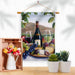 Red White Wine Scenery Banner Flag