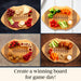 Flip, Serve & Store Football Charcuterie Board with Lid
