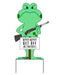 Hippity Hoppity Frog Metal Yard Stake
