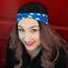 Blue and Red Buffalo Adult Headband