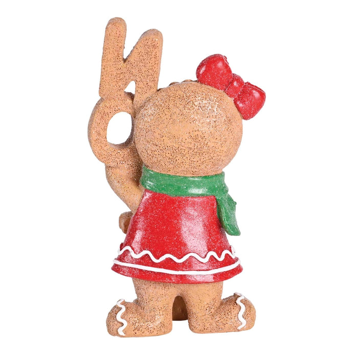 Noel Gingerbread Girl Resin Figurine
