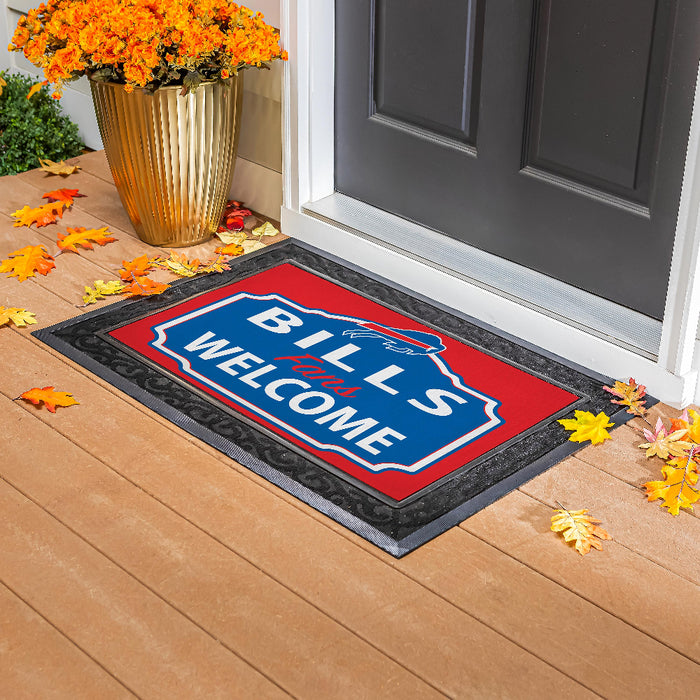 Buffalo Bills Fans Welcome Estate Doormat