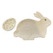 12.5" White Rabbit Chip and Dip Serving Platter