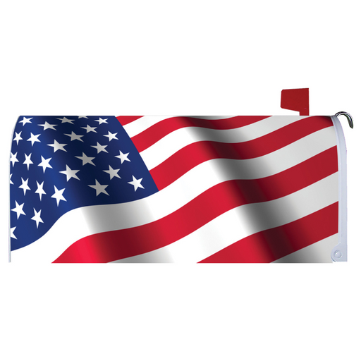 Waving Flag Mailbox Cover