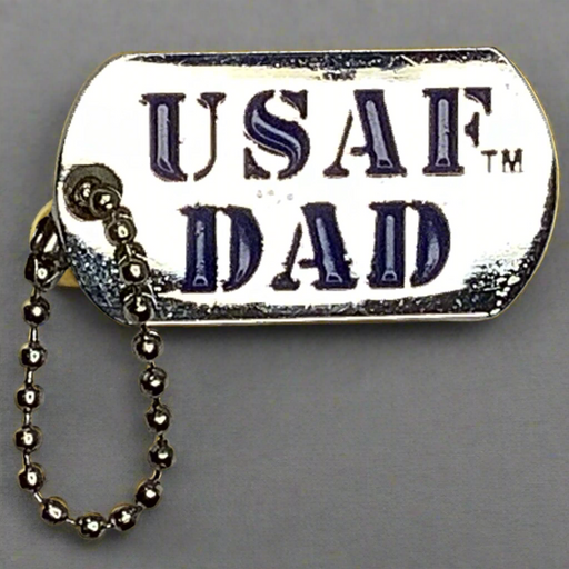 US Air Force Dad Shaped Pin 2025 