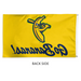 Yellow flag with the Savannah Bananas character logo and 'Go Bananas!' text