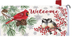 Winter Birds Mailbox Cover