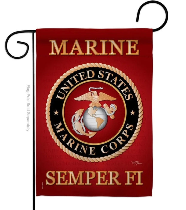 US Marine Corps Garden Flag