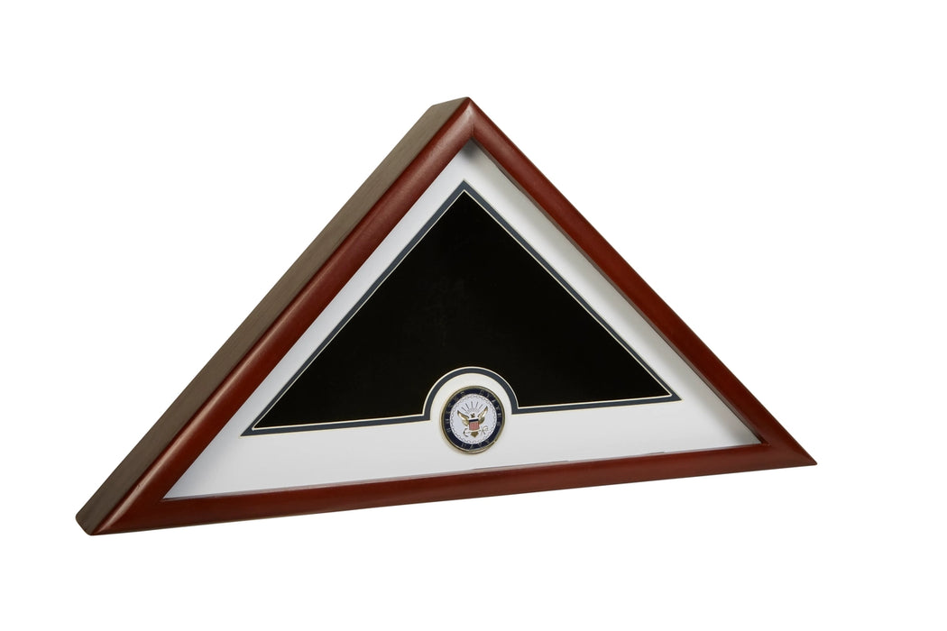 US Navy Emblem Burial Flag Display Case
