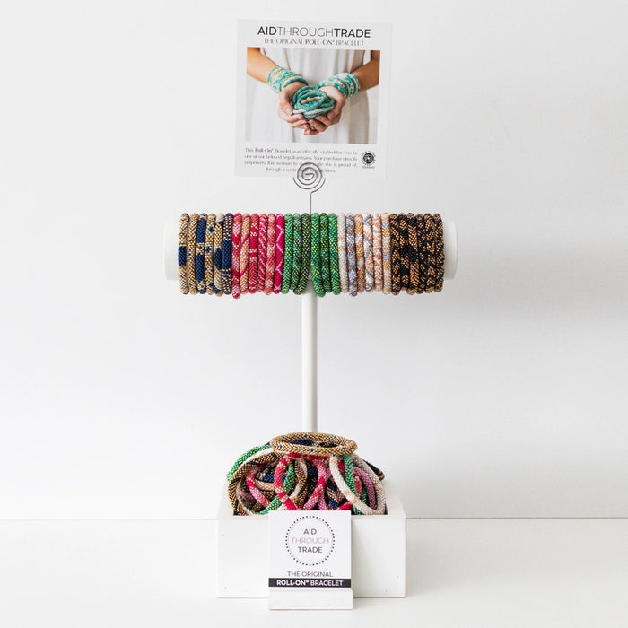 B5230-SS24P Roll-On® Beaded Bracelet - Assorted Styles