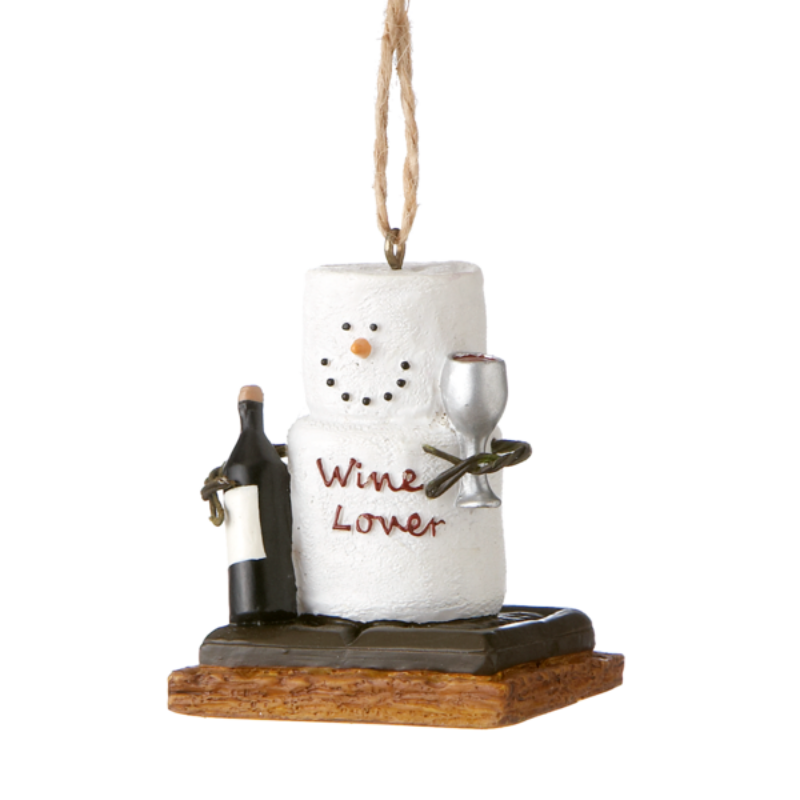 Wine Loving S'mores Ornament