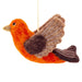 Scarlet Tanager Wild Woolies Bird Ornament