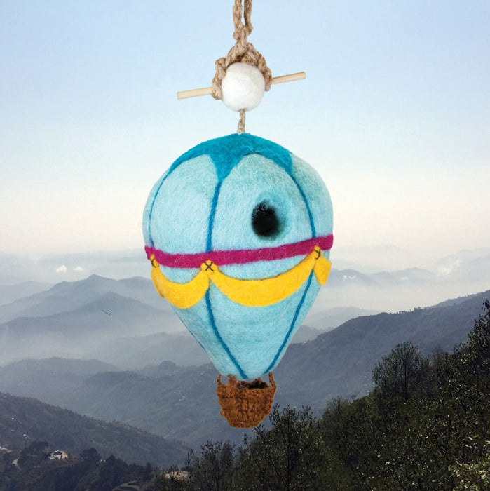 Hot Air Balloon Felt Birdhouse
