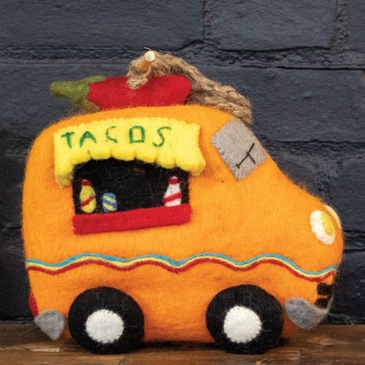 Taco Truck Felt Birdhouse