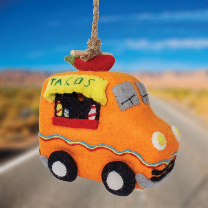 Taco Truck Felt Birdhouse