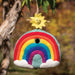 Rainbow Felt Birdhouse