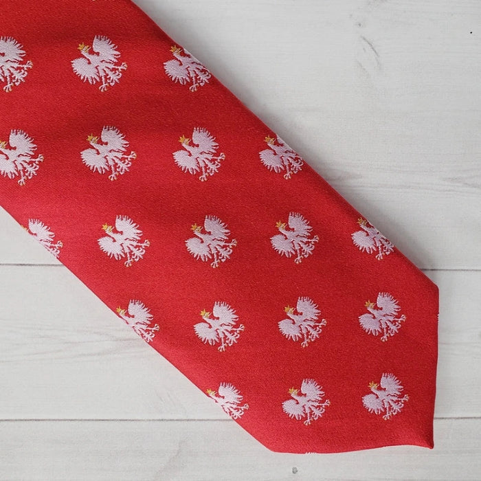 Polish Eagle Silk Neck Tie