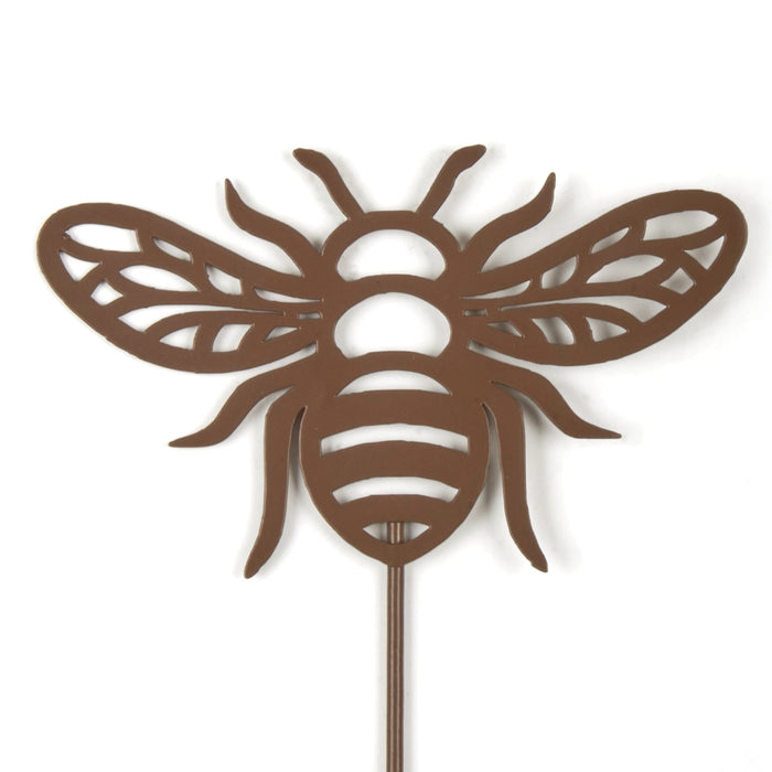 Metal Bee Garden Pick