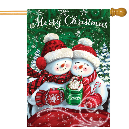 Cocoa Couple Banner Flag