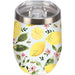 Summer Lemons Wine Tumbler