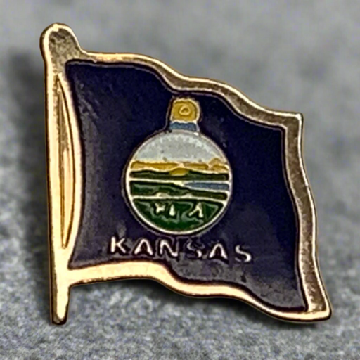 Kansas Flag Lapel Pin 2025