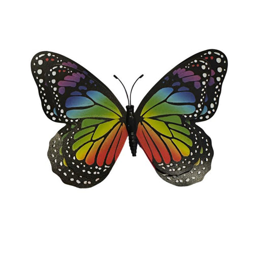 Rainbow Monarch Glow in the Dark Paper Butterfly Magnet