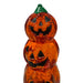 10" Pumpkin Stack LED Water Lantern