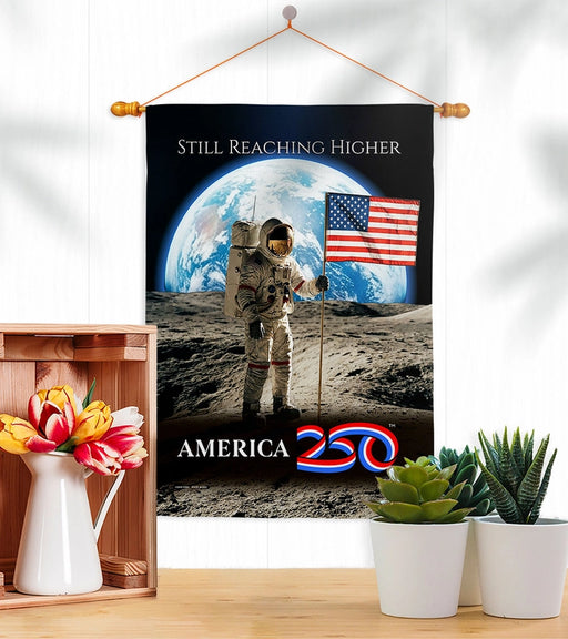 Still Reaching Higher America 250 Banner Flag