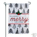 Merry Little Christmas Trees Garden Flag