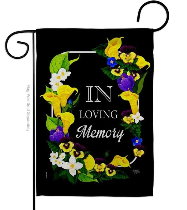 In Loving Memory Garden Flag