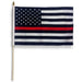 12x18" Thin Red Line US Stick Flag