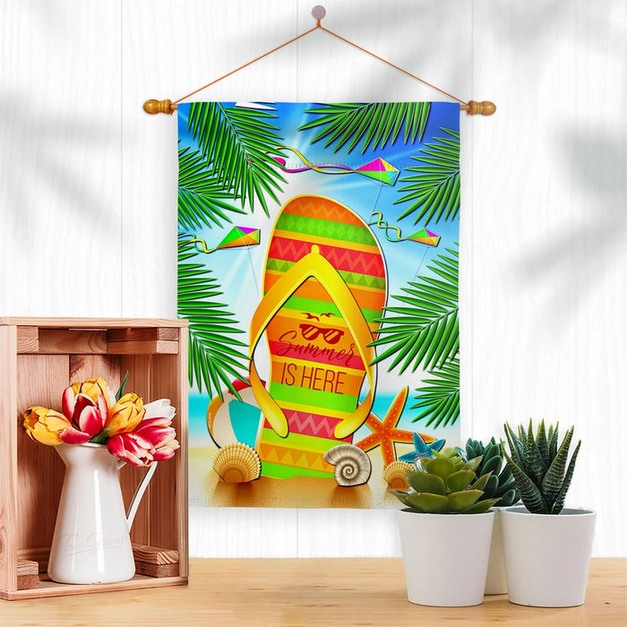 Summer Flip Flop Banner Flag